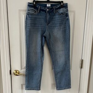 Time and Tru Women's Straight Leg Jeans in Blue